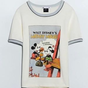 ZARA | Retro Mickey Mouse Shirt